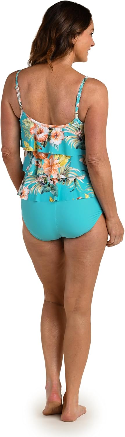 Maxine of Hollywood Women's Triple Tier Tankini Top