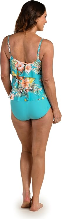 Maxine of Hollywood Women's Triple Tier Tankini Top