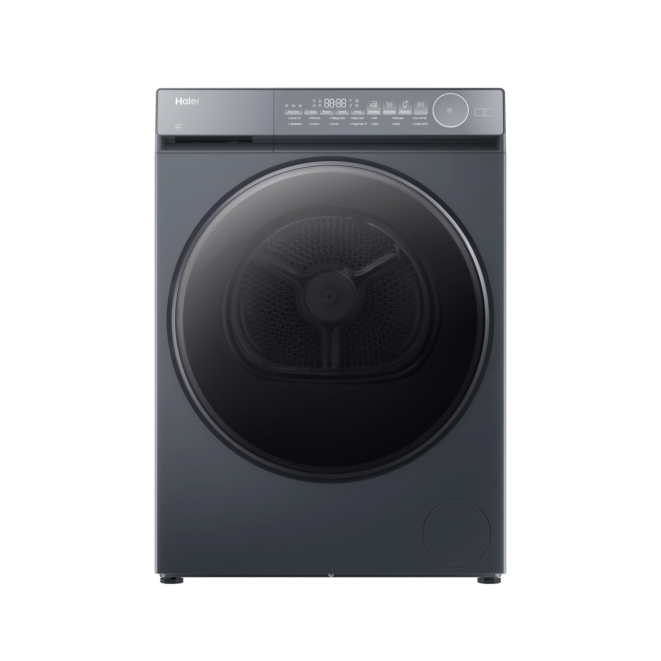 Haier Men's Heat Pump Dryer - 10 Kg Capacity - Graphite - HD100-C367GU1-UK