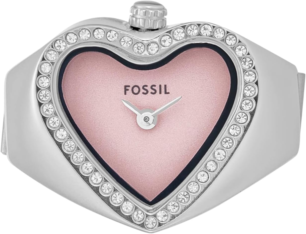 Women's Quartz Stainless Steel Two-Hand Watch Ring