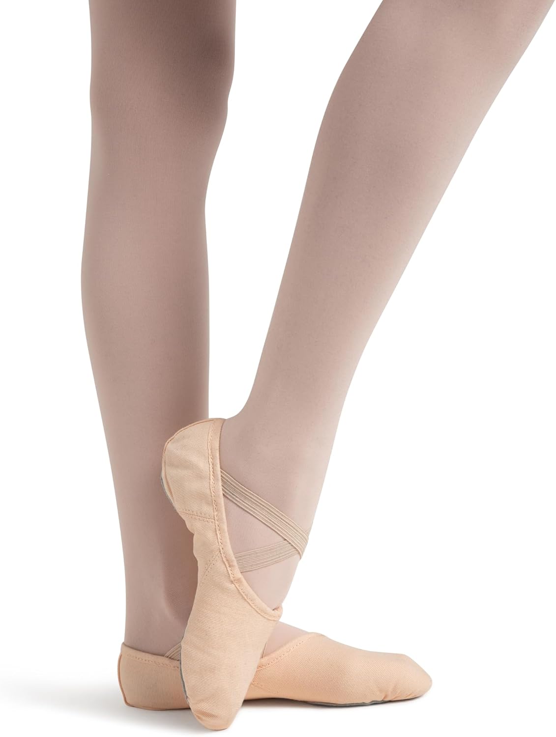 Capezio レディース 2028 キャンバス ジュリエット バレエシューズ US サイズ: 7 カラー: ピンク 並行輸入 Capezio Women\u0027s 2028 LBP Canvas Juliet ll Ballet Shoe 8 M Light