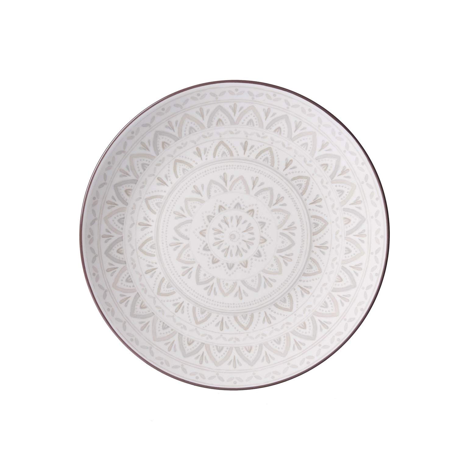 Assiette à dessert Flirt by R&B 210 mm en céramique tricolore