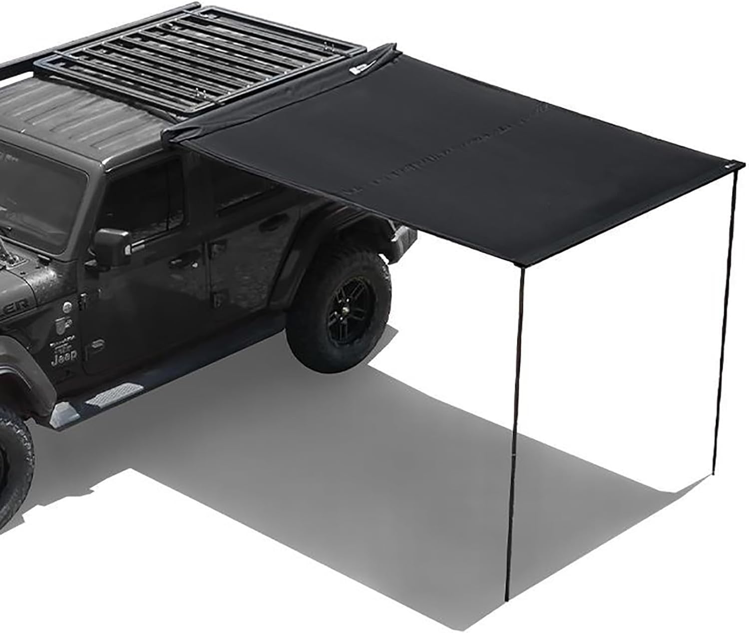Auto Markise Camping Einziehbare Auto-Seitenmarkise für den Außenbereich, Ausziehbare Ripstop-Fahrzeugmarkise für Überlandcamping, PU5000 mm, Wetterfest, für SUV/LKW/Van (Size : 160x250cm/5.2X