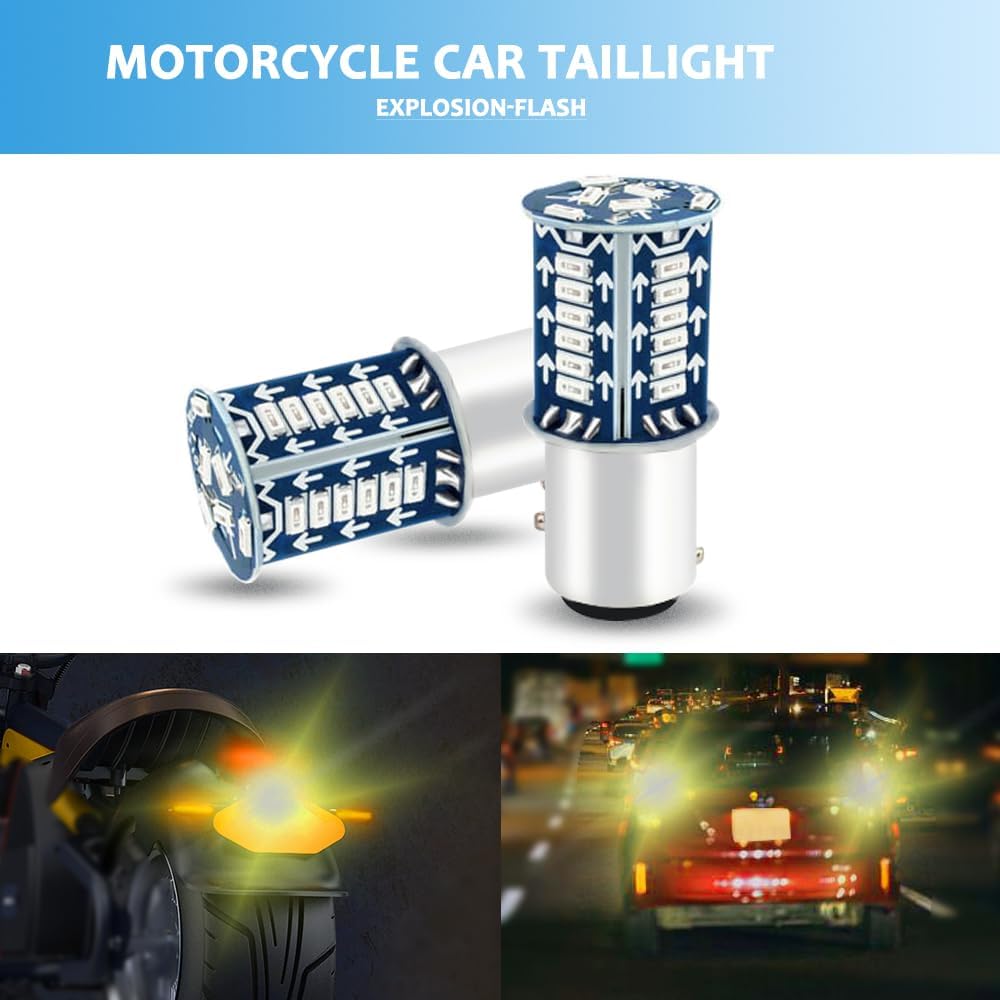 4PCS 1157 LED Bulb, Brake Light Bulb, Super Bright LED Backup Reverse Light image 3