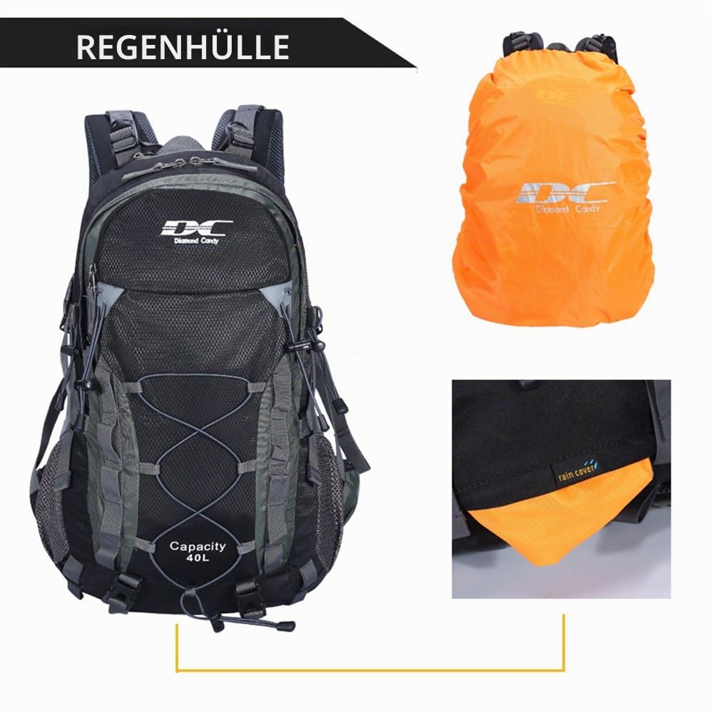 Diamond Candy Rucksack 40L Wanderrucksack Wasserdichter Outdoorrucksack