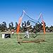 Bownet Original Big Mouth (7' x 7') Baseball Softball Hitting Pitching Net - Durable Powder-Coated Steel Frame - Portable Sport Practice Net - Easy Setup - Portable with Travel Bag (Orange)