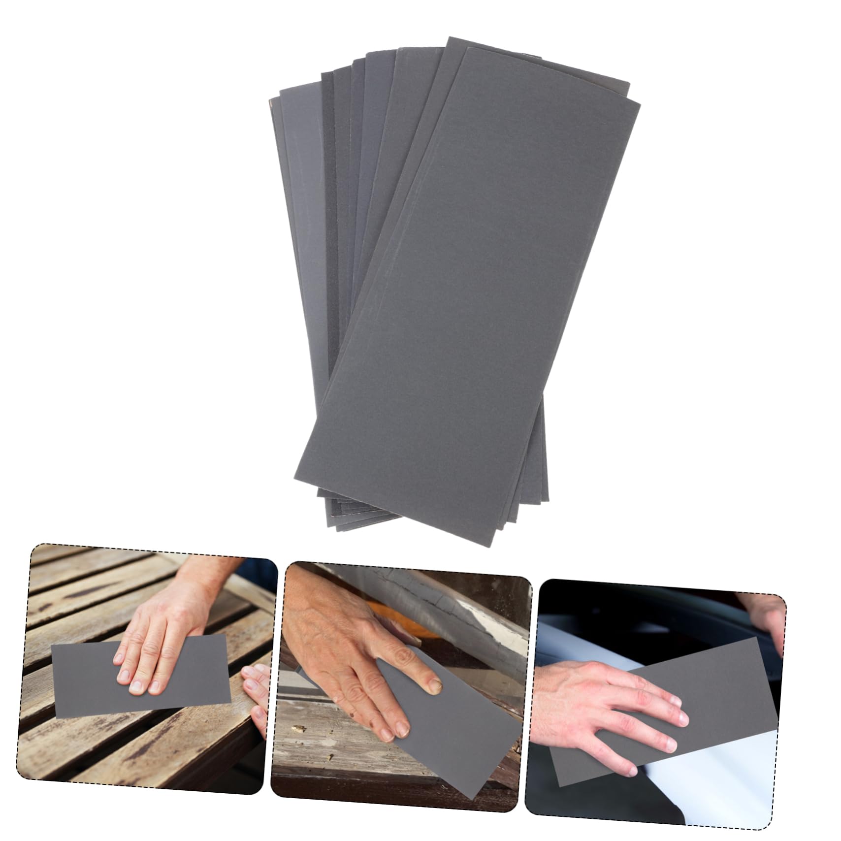 36 Feuilles papier de verre ponçage grincer des lettres performance du grain polissage ultra amélioration sec Sable Assortiment de papiers abrasifs humides et secs