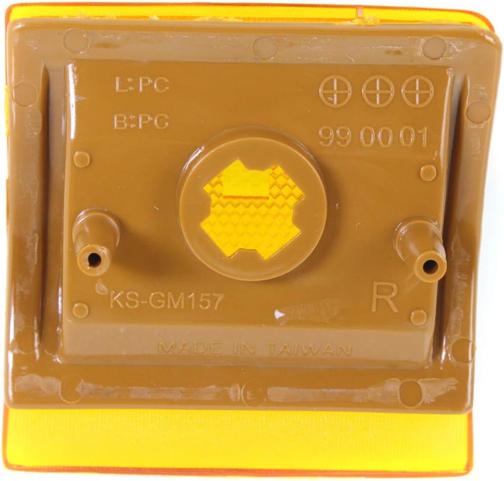 CarLights360 For GMC K1500 / 2500/3500 Side Marker Light 1994 95 96 97 1998 Passenger Side Upper DOT Certified For GM2551145