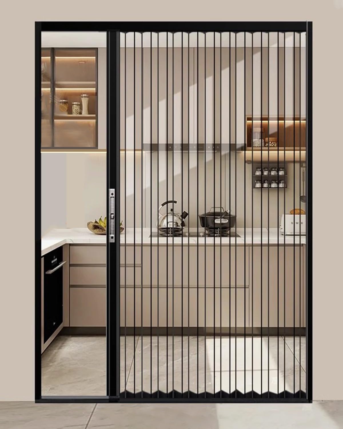 Amazon.com: ZIMGOD Accordion Door Acrylic Clear Sliding Folding