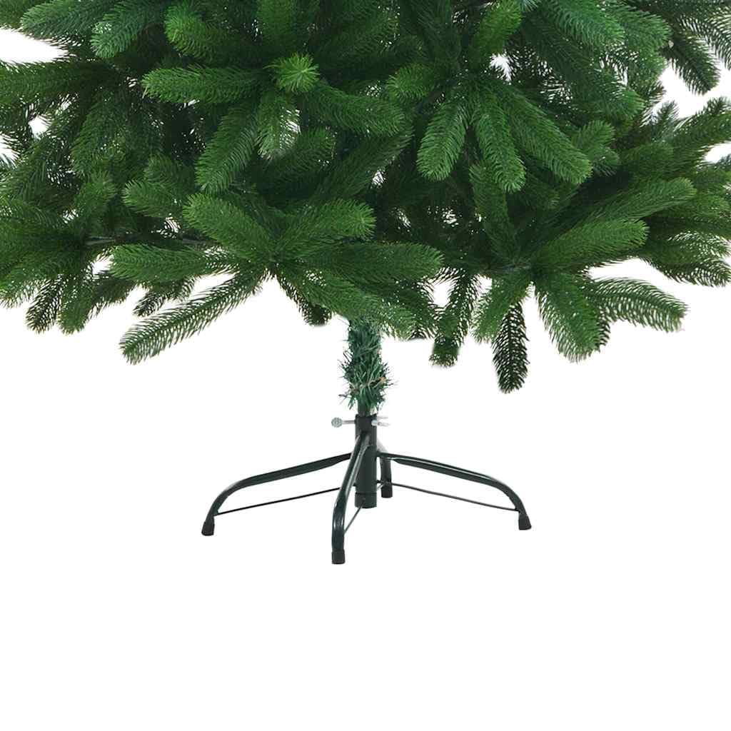Sztuczna choinka z oświetleniem LED i bombkami 150 cm zielona