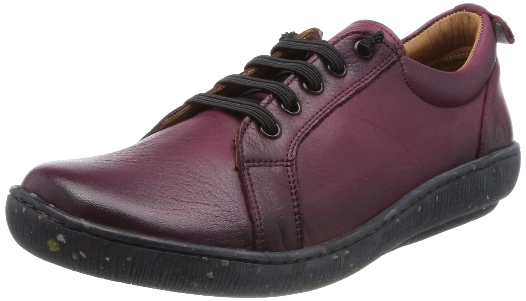 Andrea Conti Women's Trainers Sneaker, Bordeaux Red, 4 UK