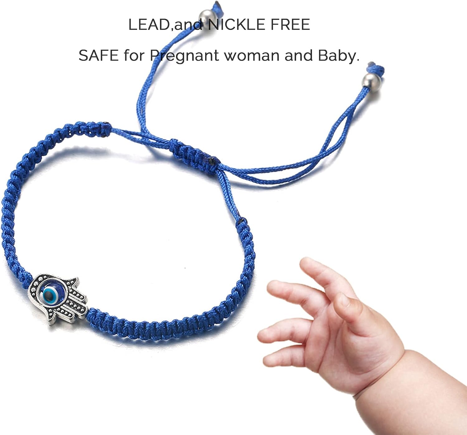 Halukakah Evil Eye Bracelet for Women Men Handmade Braid Red Blue Black String Size Adjustable Protection Mal de Ojo Jewelry with Free Giftbox - Image 2