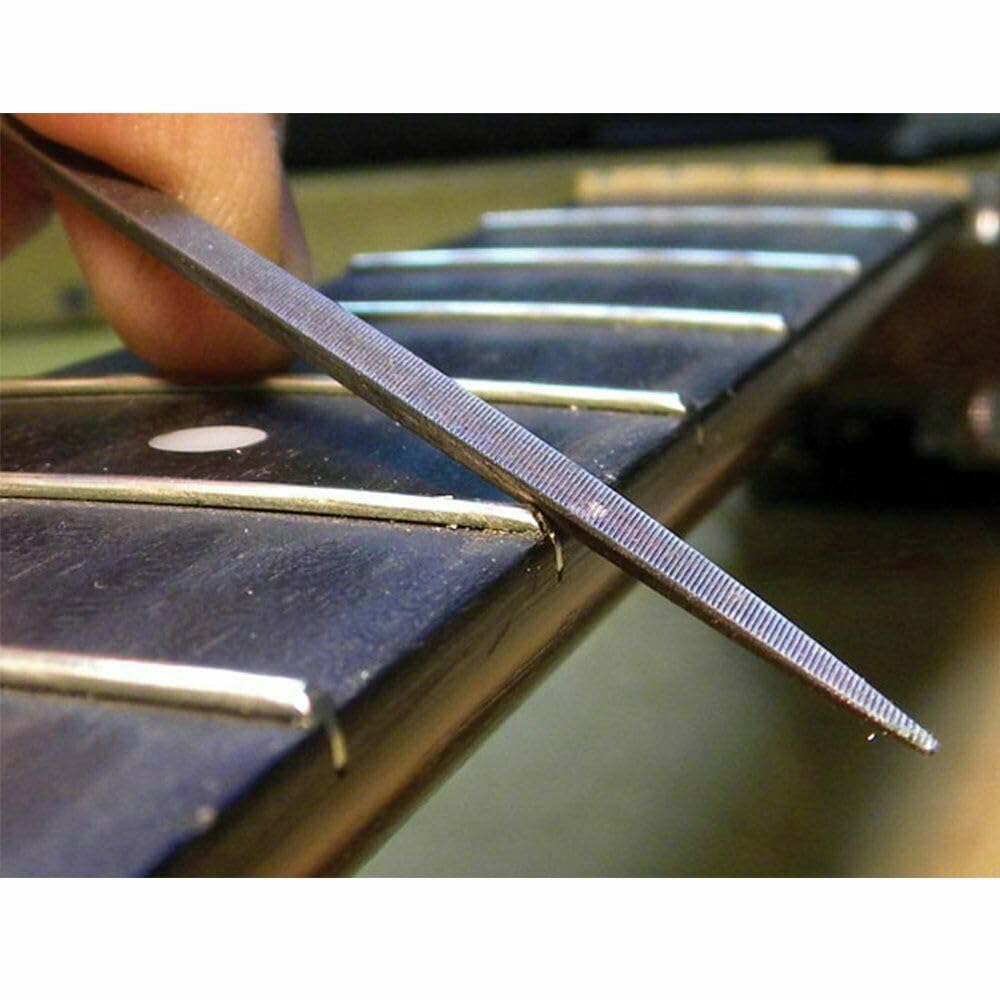 RuiJOTWAT Luthier Needle File Set (10) Guitar Nut Slot Fret Dressing Files Tool - Image 4
