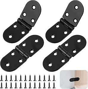 Lot De 4 Charnières De Porte Pliantes En Acier Inoxydable Avec