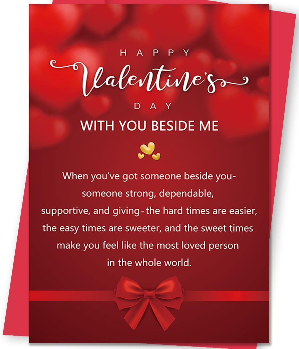 Amazon.com: uugtcard Valentines Day Card for Husband Boyfriend ...