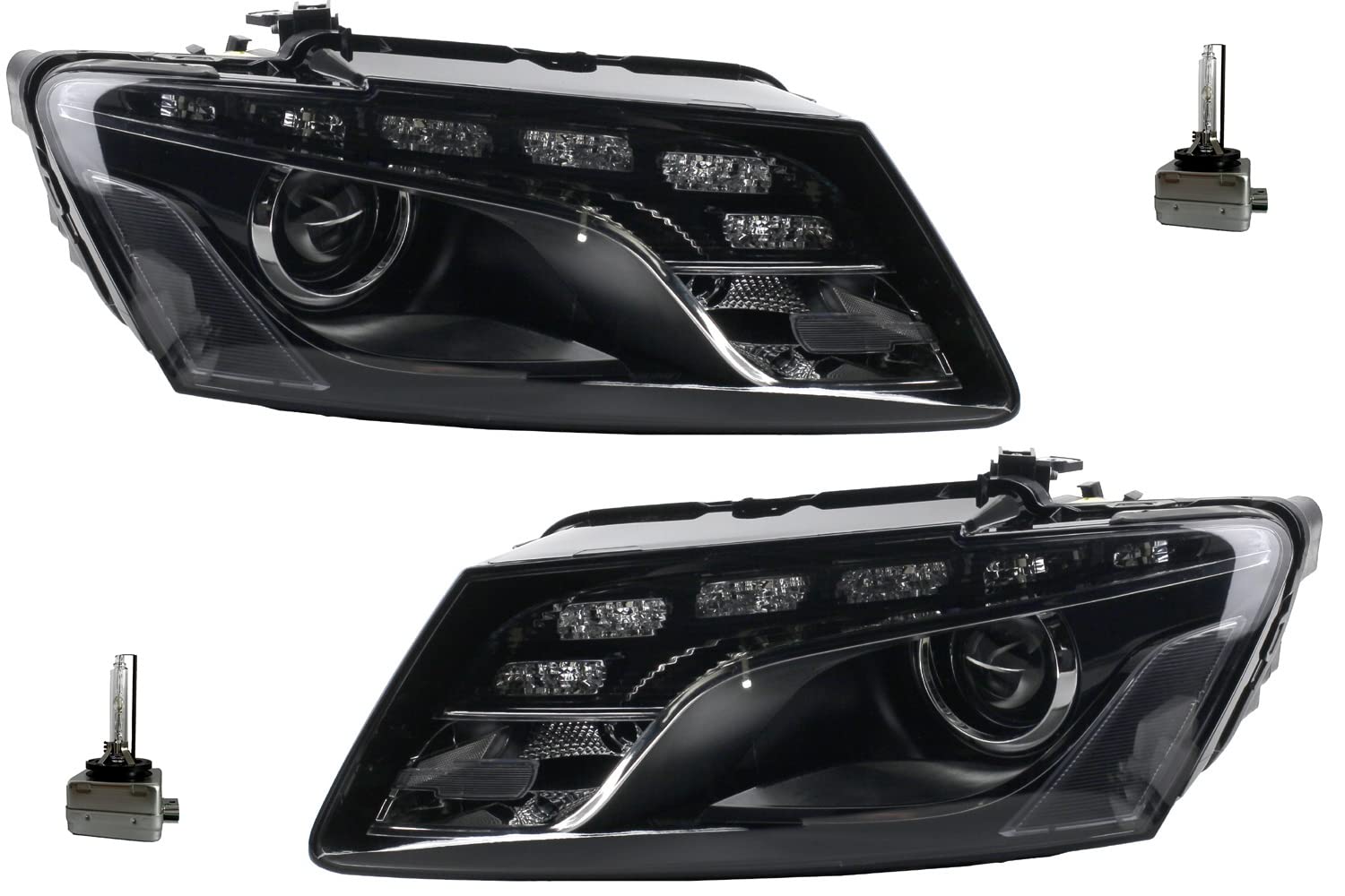 Johns, Scheinwerfer Xenon Front passend für Audi Q5 8R Set mit Leuchtmittel L Rc. 09-12
