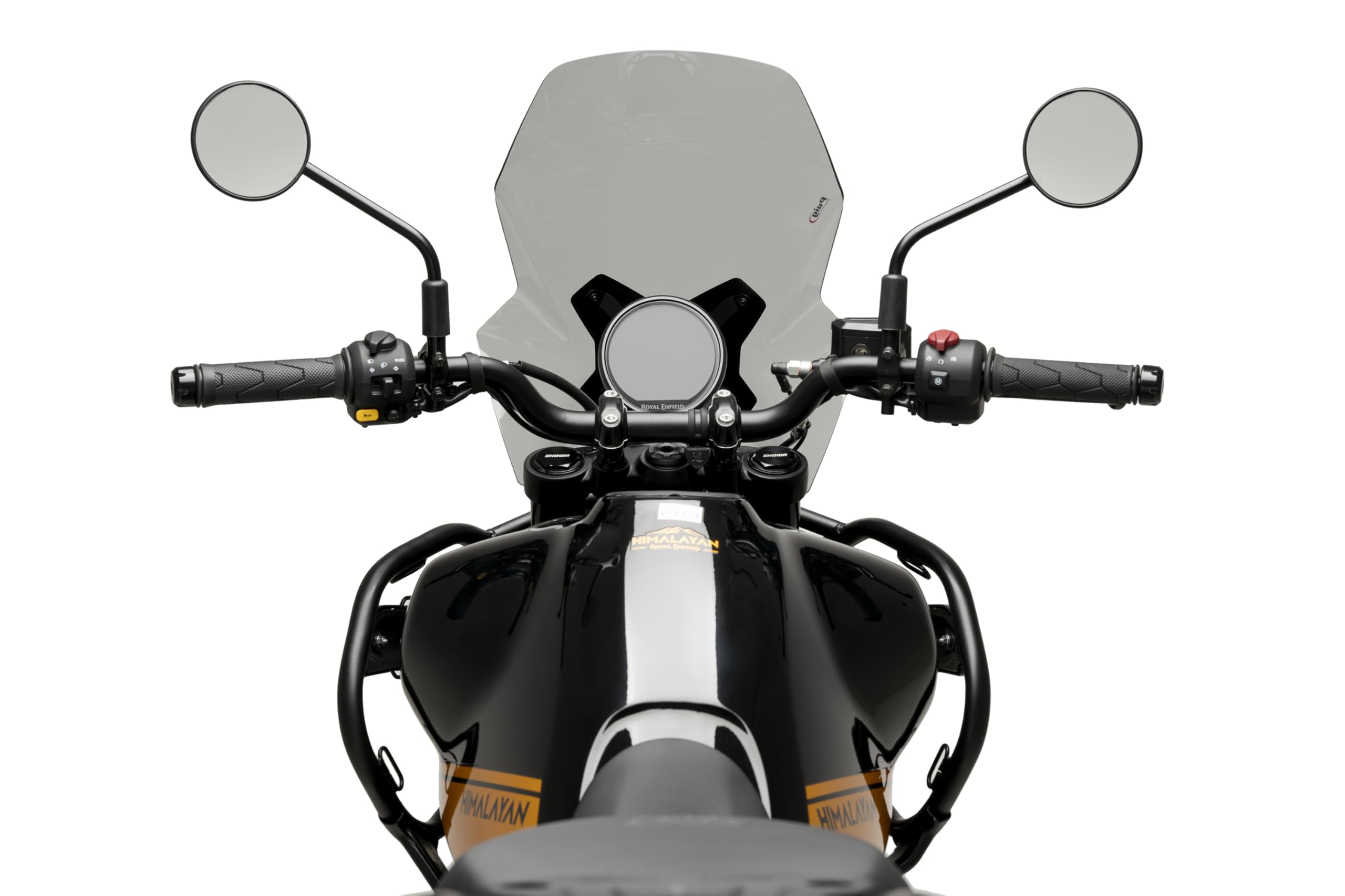 Puig 22113H Regulowana przednia szyba – ochrona aerodynamiczna i innowacyjna konstrukcja dla Royal Enfield Himalayan 450 2024-2025, przydymiona