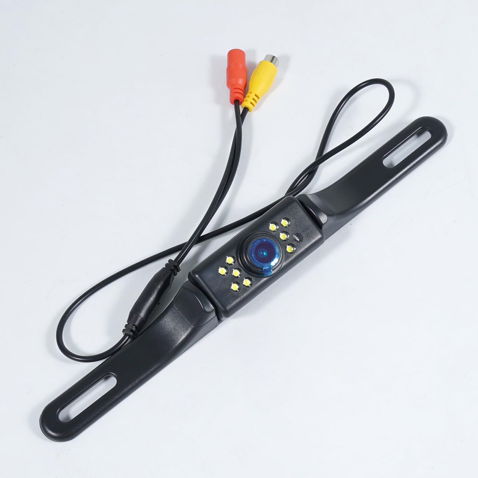 Unifizz Car Backup Camera,HD Night Vision Rear View Camera, License Plate Camera with 9 LED Lights Rear Camera - Image 3