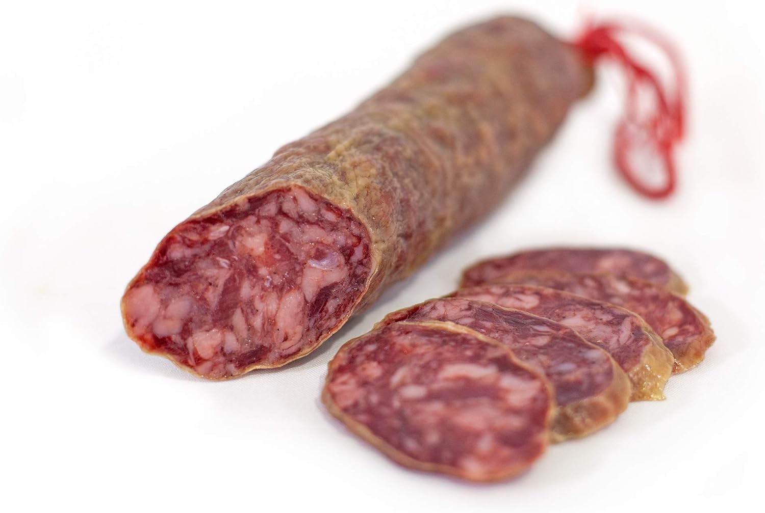 Corsevilla - saucisson ibérique de gland - Gourmet - Ibérique - Ibérique de Bellota - Saucisse Ibierco - Sans Gluten - Sans Lactose - (500 grammes environ)