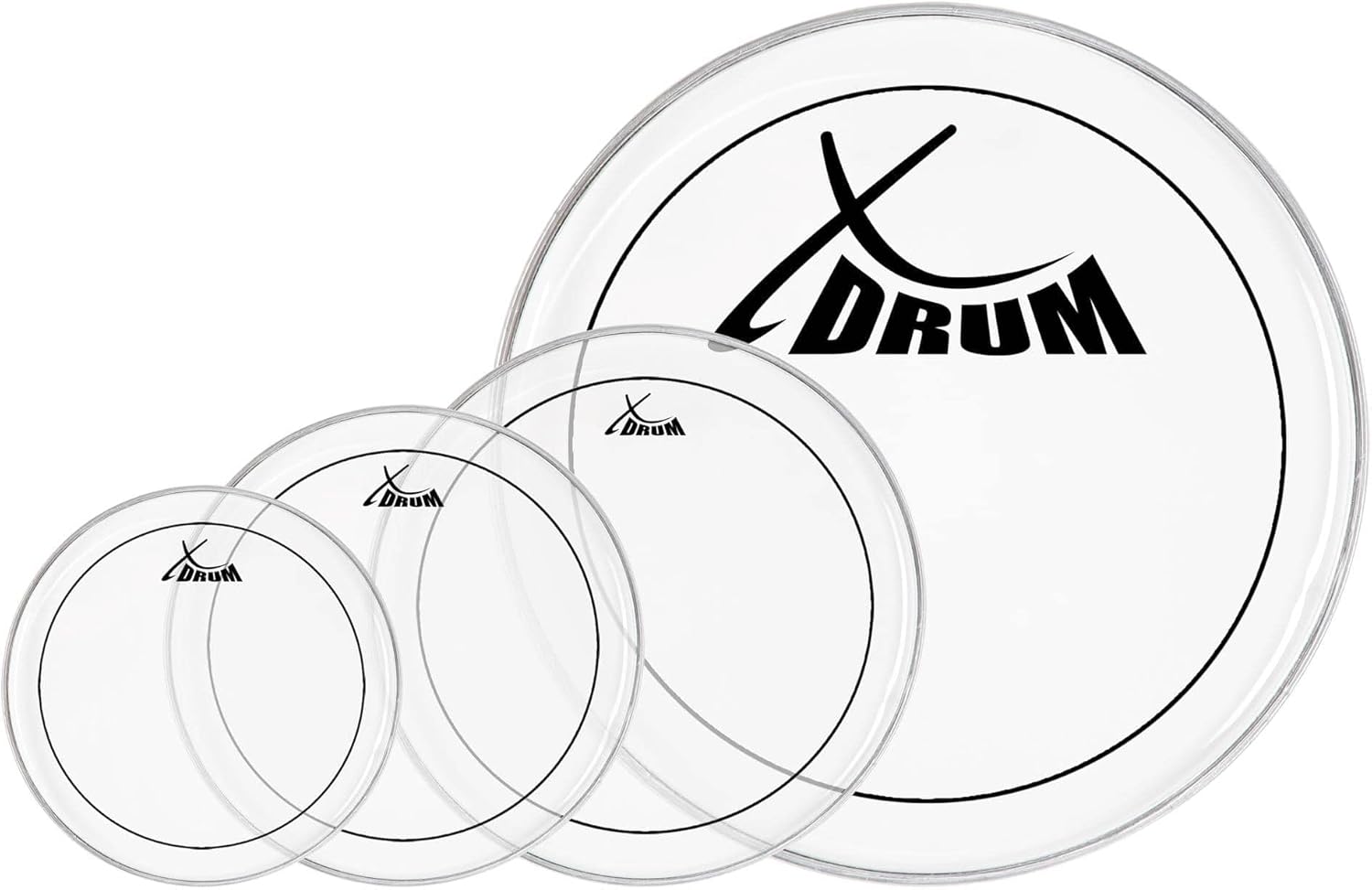XDrum Oil Hydraulic Drum Head Set 10" 12" 14" 22