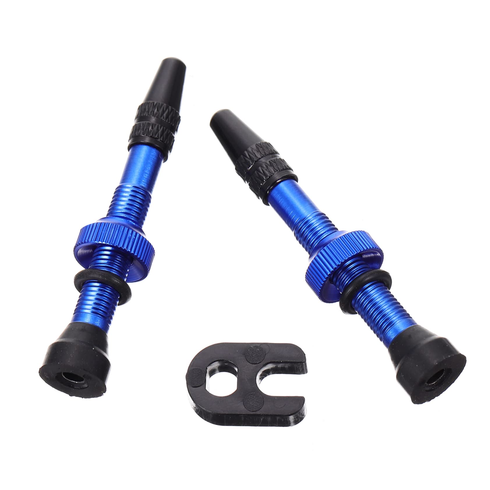 CHILDWEET Cycling Air Nozzle 1 Pair Bike Valve Valve Stems Tubeless Bike Tire Stem High Strength Aluminum Alloy