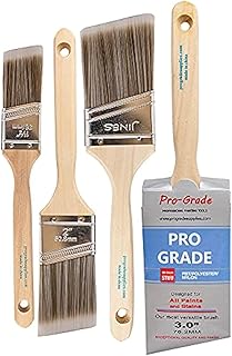 Pro Grade - Paint Brushes - 4 Pack Variety Angle Paint Brushes