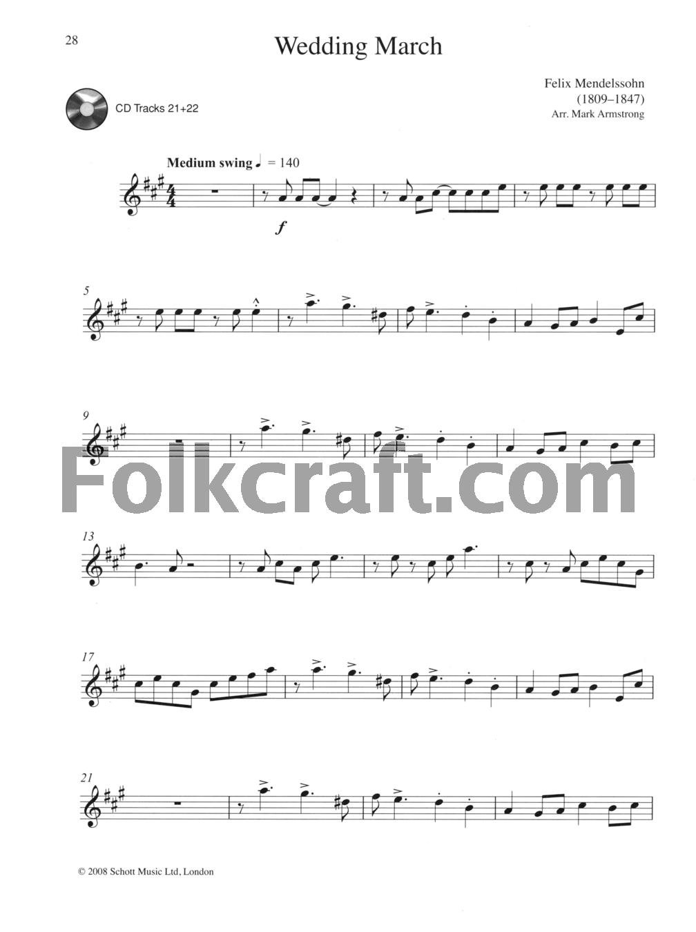 Swinging Romantic Play-along: for Alto Saxphone, 12 Pieces from the Romantic Era in Easy Swing Arrangements Alto Sax Book