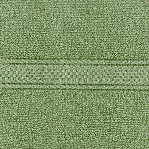 Image of Utopia Towels 6 Pack Premium Hand Towels Set, 16 by 28 inches, 100% Ring Spun Cotton, Ultra Soft and Highly Absorbent 600GSM Towels for Bathroom, Gym, Shower, Hotel, and Spa, Sage Green