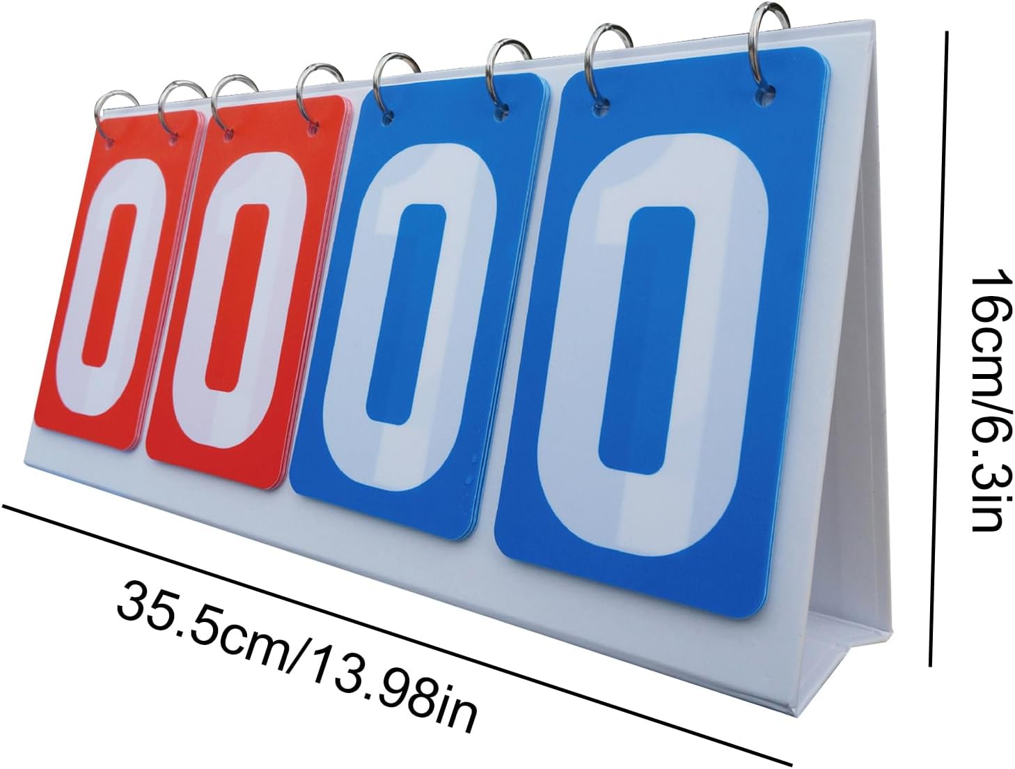 Scoreboard Flipper Table - Score Flipper,Digit Scoreboards, Waterproof Portable Scores Keeper, Multi Sports Flippers, Durable Game Scoring with Easy Use | Badminton Volleyball Football Tables Scores