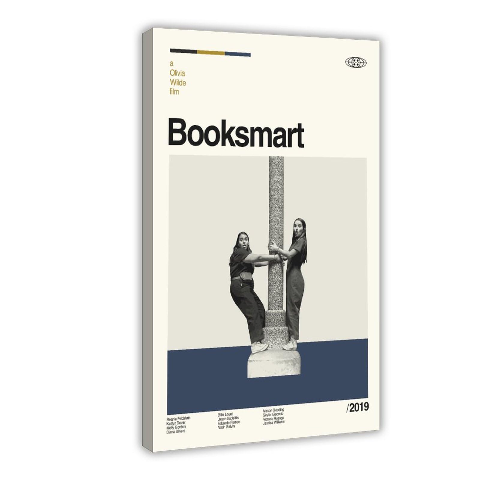 BookSmart Movie Poster Canvas Poster Bedroom Decor Sports Landscape Office Room Decor Gift Frame-style 24x36inch(60x90cm)
