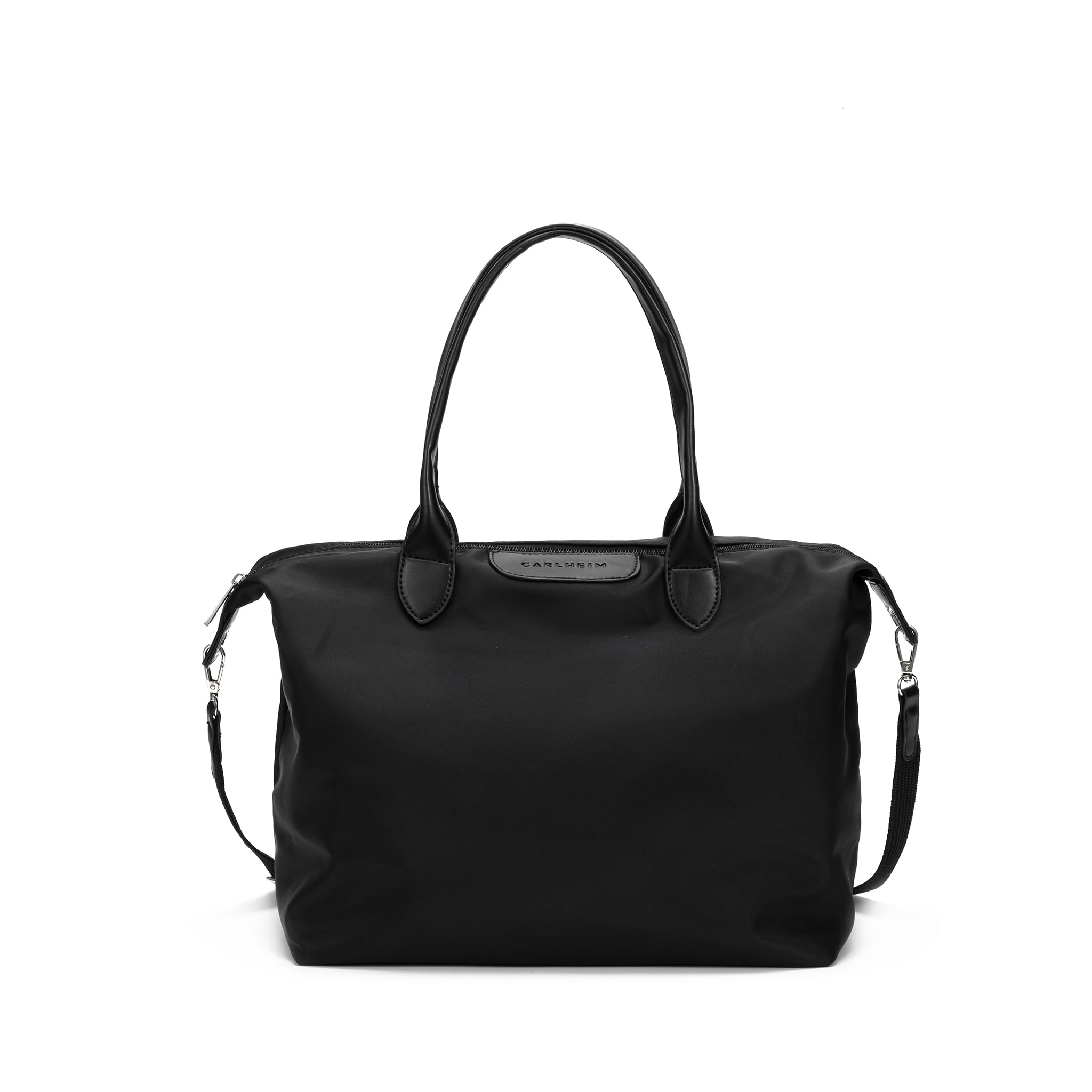 Carlheim Unisex's Haven Handbag Travel Sports, Black, Large