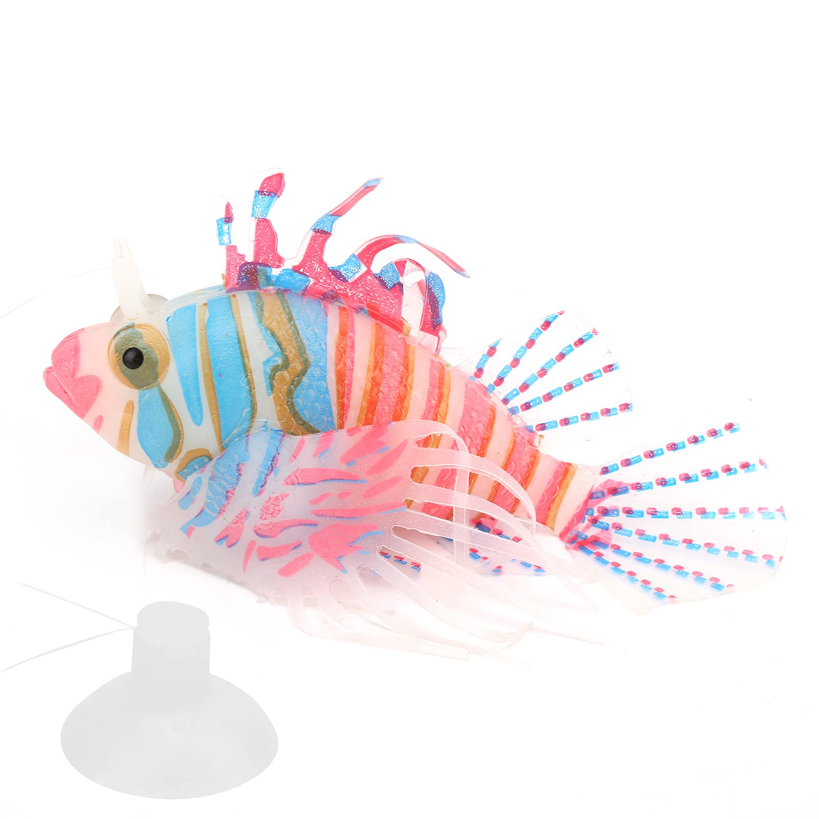 Aquarium Kunstvissen Kunstmatige Kleurrijke Vissen Zwemmen Nep Tropische Grappige Lichtgevende Siliconen Vis Levensechte Beweegbare Ornament Decoraties Met Zuignap 3 3315439737