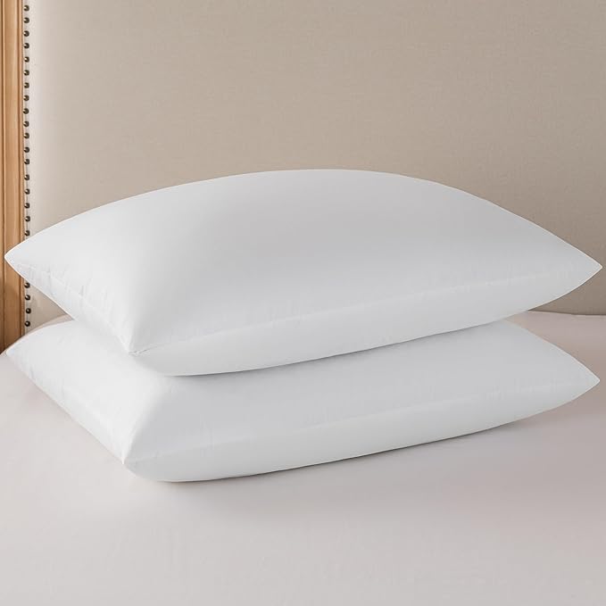 Set 2 Almohadas Plumas de Ganso Queen 20x28 Pulgadas miniatura 3