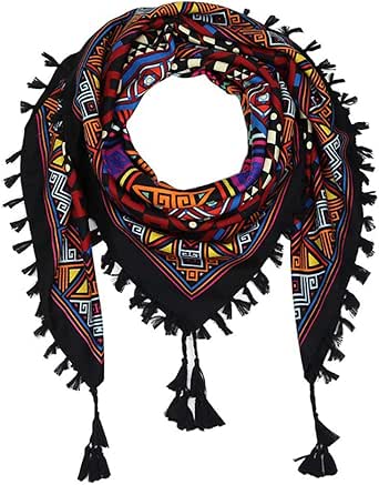 Bufanda Abstracta Floral Diseño Hijab 059 | Vector Premium