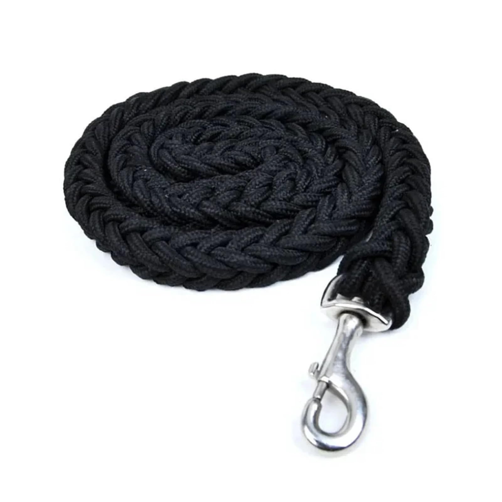Laisse for chien en nylon 130 cm collier réglable double rangée toile gros chien traction