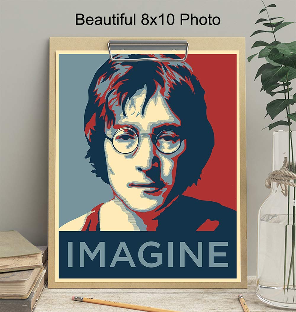 Amazon.com: John Lennon Imagine Wall Art Print