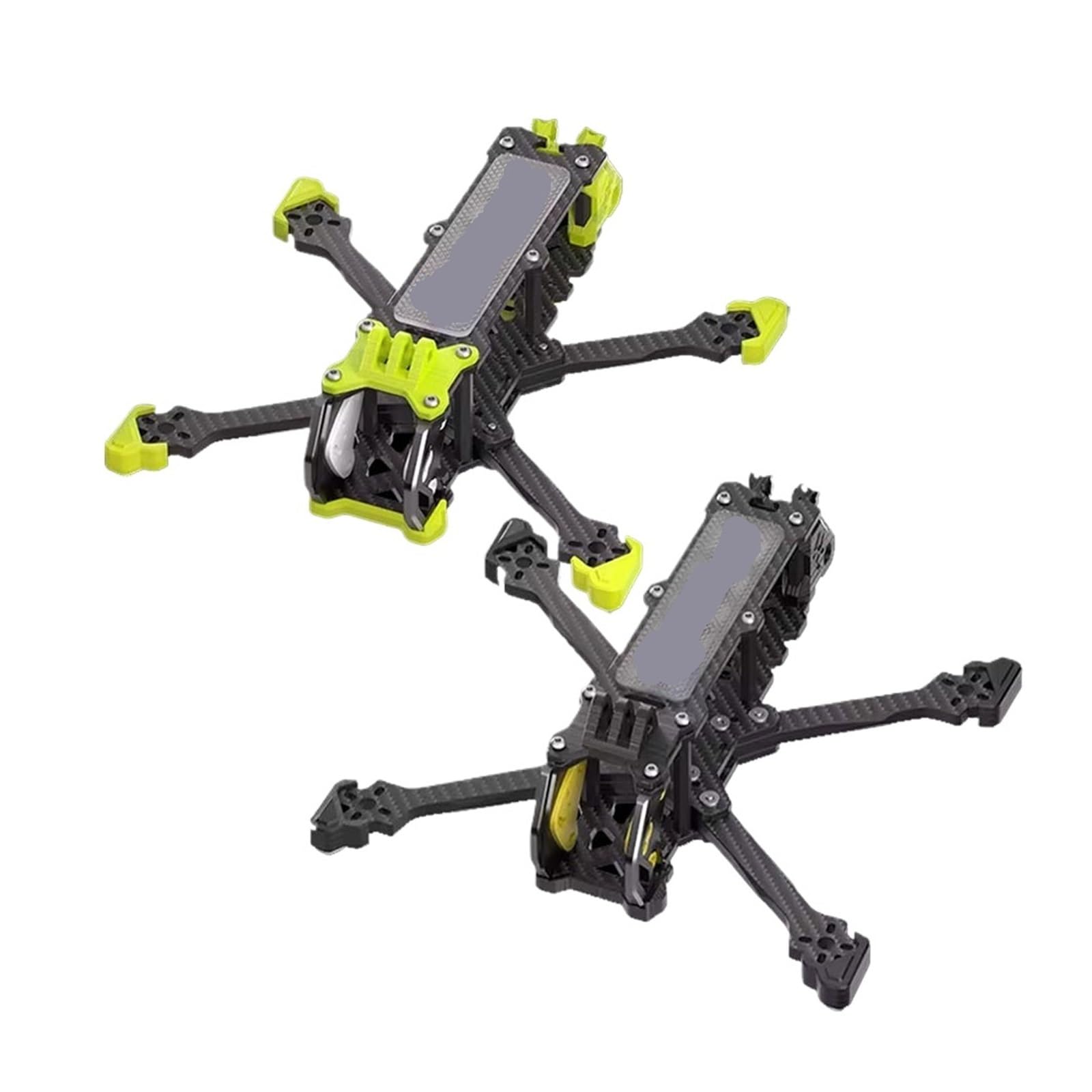 Kit Telaio Quadcopter Telaio VX3 VX3.5 O4 FPV da 3 Pollici e 3,5 Pollici Compatibile con unità Aerea O4 for Kit quadricottero FPV Freestyle(VX3 O4 Yellow)