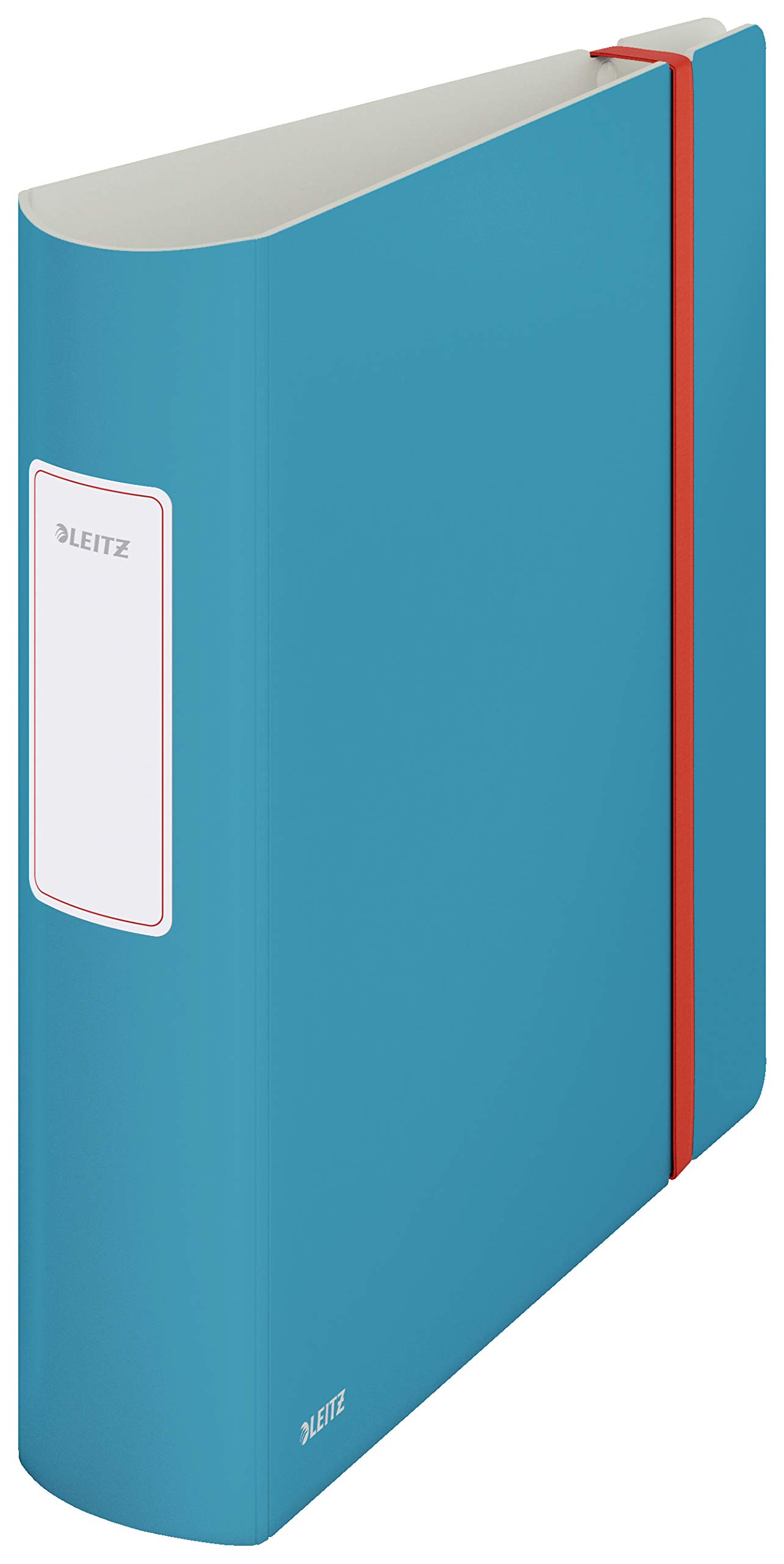 Leitz 180 Active Lever Arch File, 500 Sheet Capacity, 82 mm Spine, Cosy Range, A4, Calm Blue,10380061