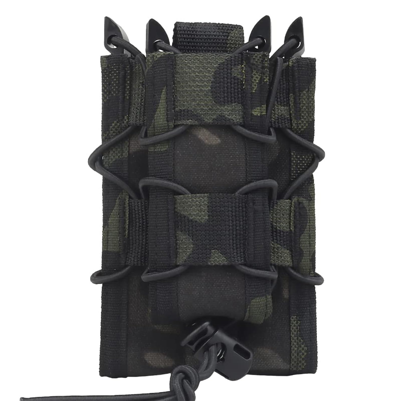 Support double chargeur 9mm 5.56 avec attache rapide ceinture pochette molle bcp