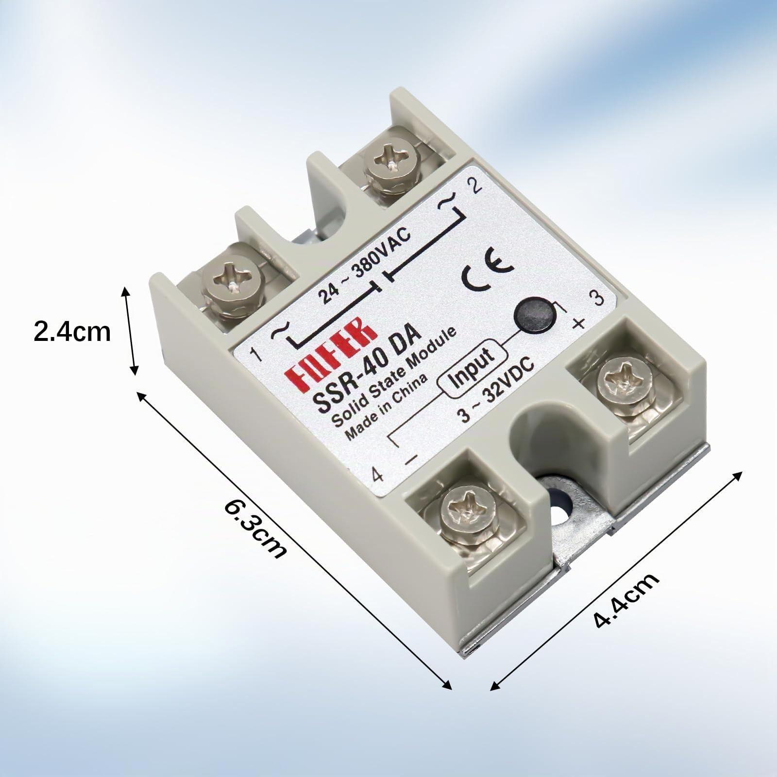SSR-40DA Relè Stato Solido AYWHP relè Modulo 40A 3-32V DC-AC Relè per Il Processo di Automazione Industriale Elettronica per l'illuminazione