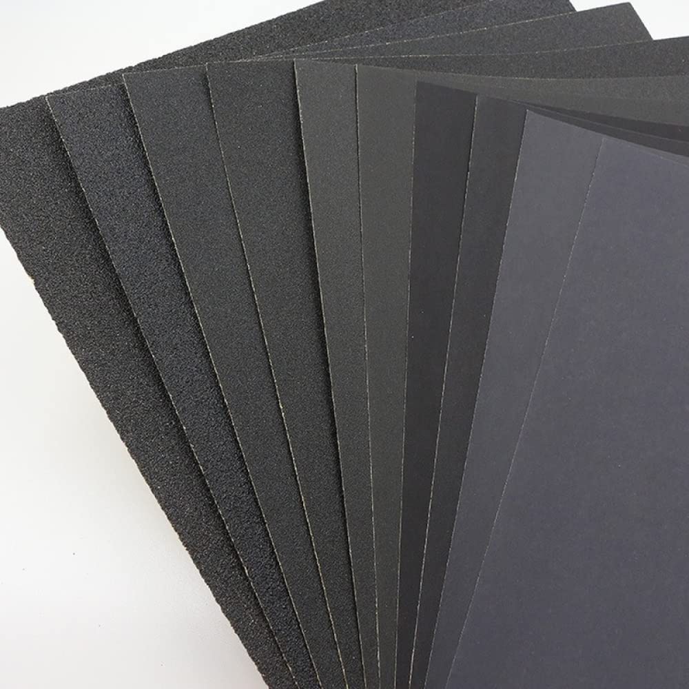 20 pz/set Automotive Carta Vetrata 230 * 280mm 800 1000 1200 1500 2000 Grana Mulino Ad Acqua Lucidatura Carta Vetrata Manutenzione di Bellezza Auto, 2000