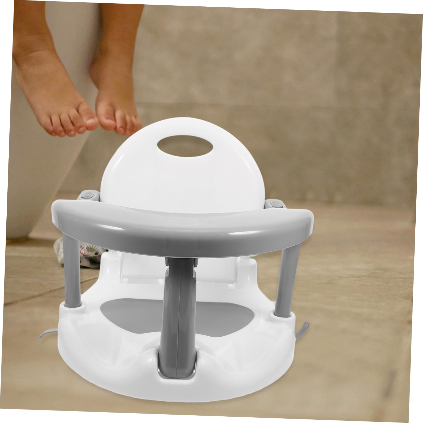 Siège de Bain pour Bébé Antidérapant Chaise de Bain 6 Mois Siège Portable en Tpe