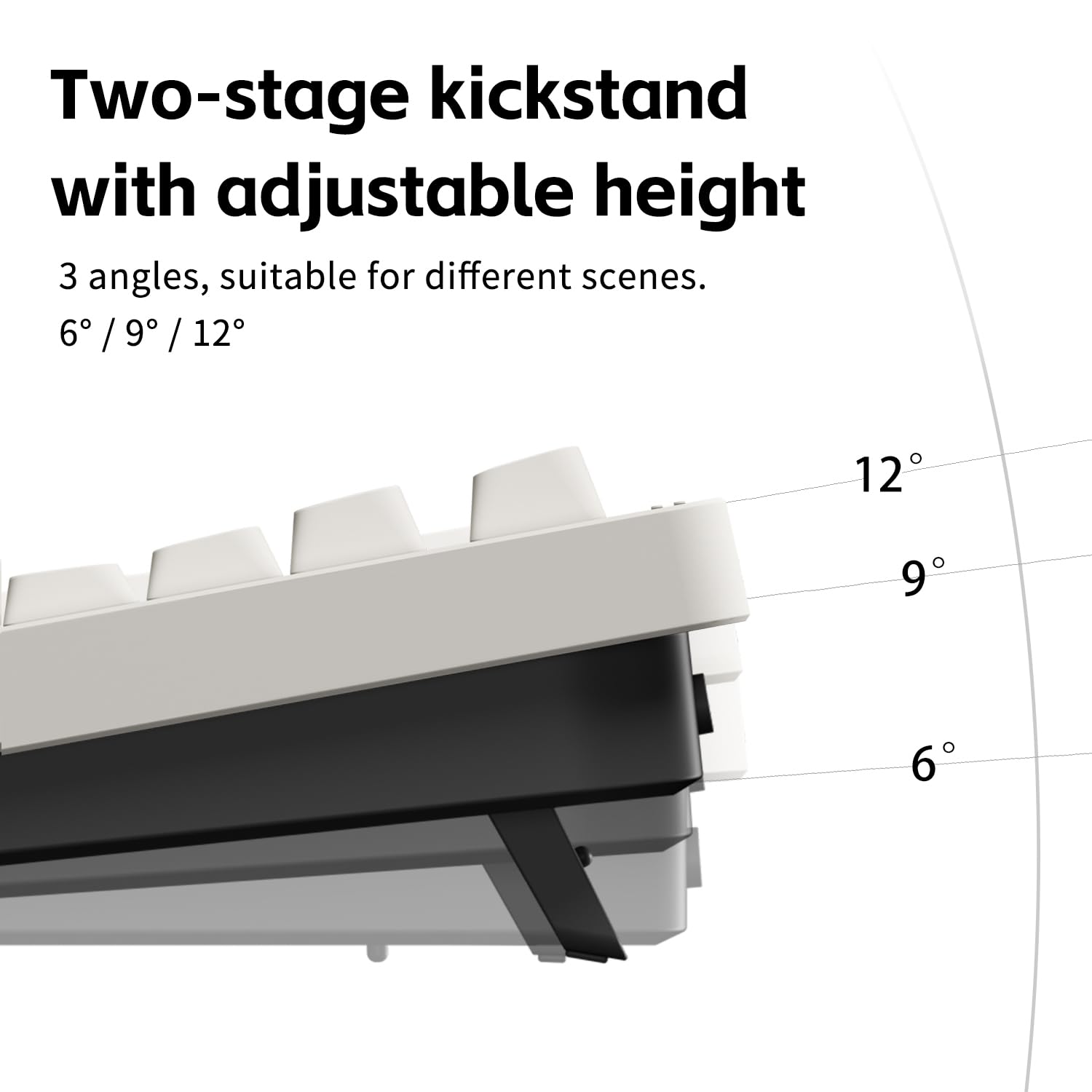 NuPhy Node75 Tastiera meccanica wireless, tastiera personalizzata hot swappable del 75%, tastiera da 82 tasti per computer e gaming, supporta gesti touch, copritasti PBT, retroilluminazione RGB