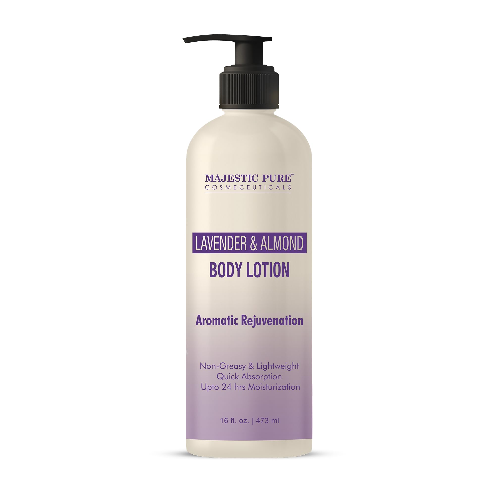 Amazon.com : Majestic Pure Lavender & Almond Body Lotion with Aloe