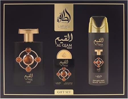 Amazon.com: Lattafa Pride - Al Qiam Gold for Men - 3 Pc Gift Set