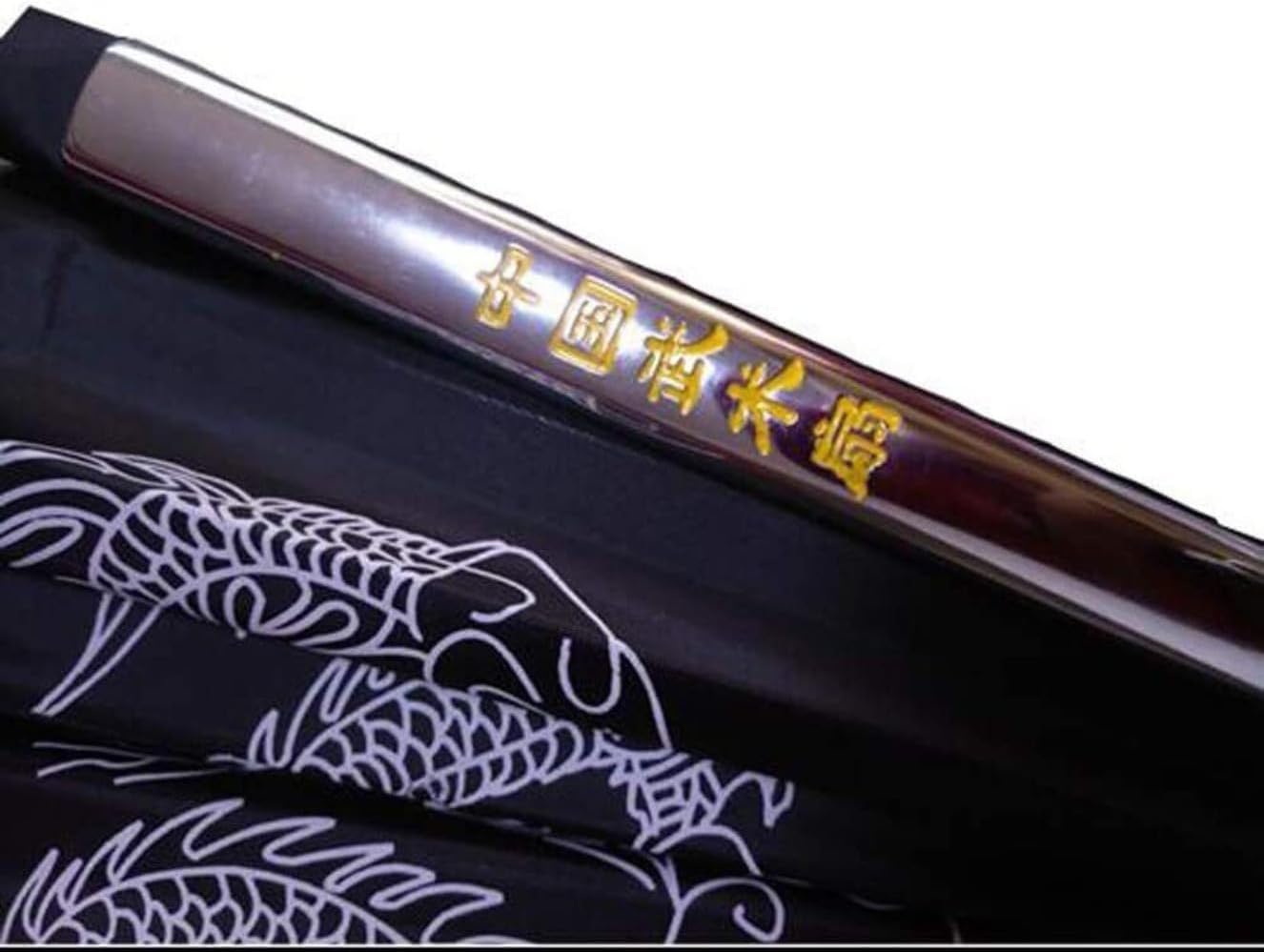 34cm Chinese Folding Fan Alloy Steel Martial Arts Fan Decor
