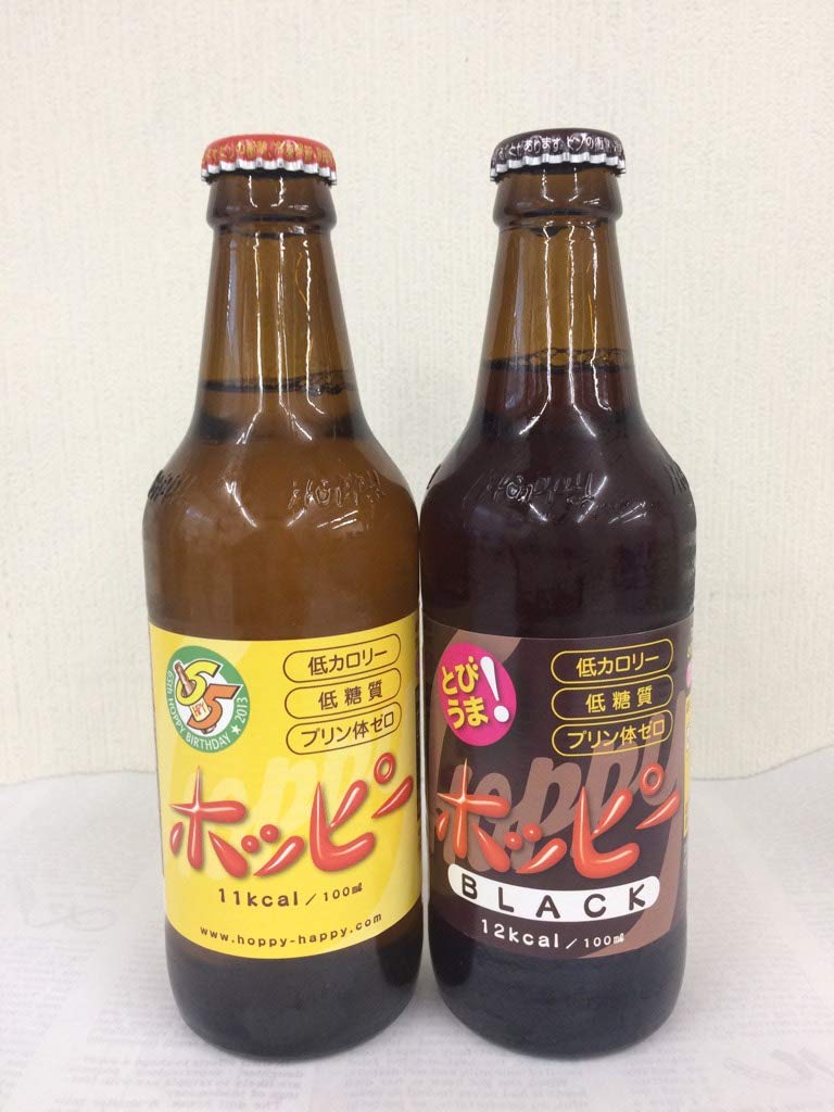 Amazon.co.jp: ホッピー 330ml 【白黒】 6本ずつセット（計12本