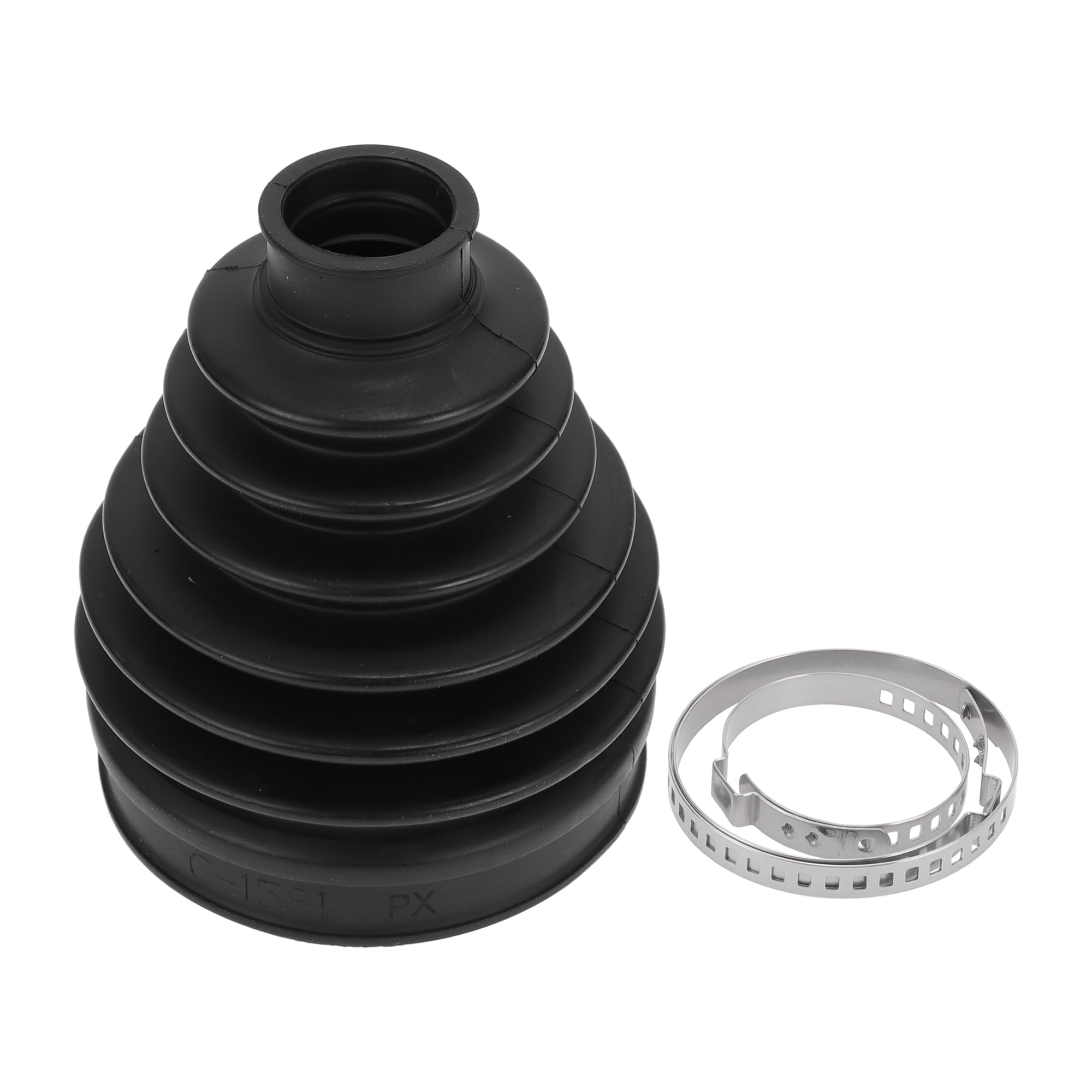 HEROFFIX 1 Set CV Joint Boot Kit for Mercedes Benz B-Class 2005-2011 Outer Constant Velocity Joint Boot W/Clamps No.A1693601768 Black Rubber