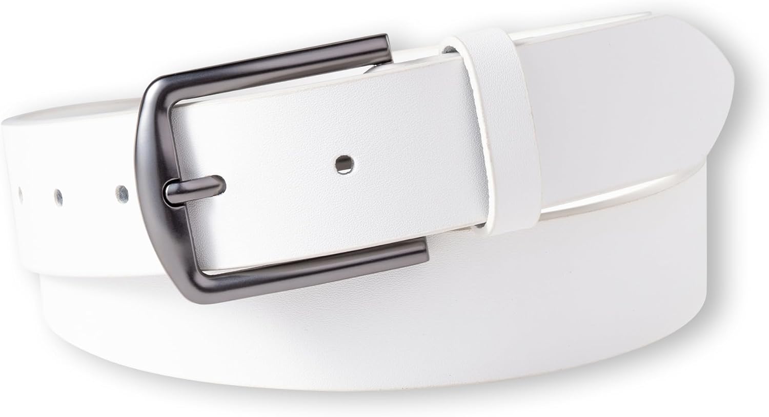 KM Legend mens Leather Dress Belt for Work Business and Casual - Image 2