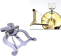 Vista 6 de Trombón de trombón Marching Lyre Abrazadera Soporte de pinza para partituras de lira (chapado en plata)